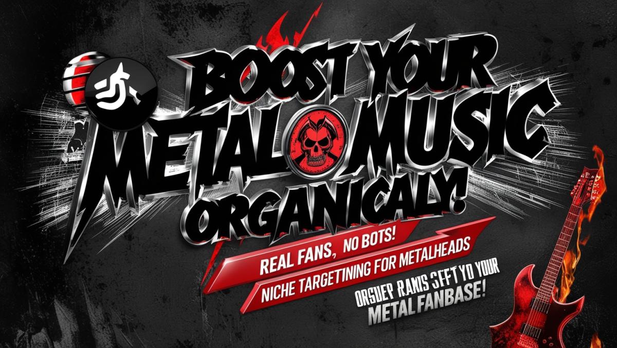 I will promote your Spotify metal track to real underground metal fans