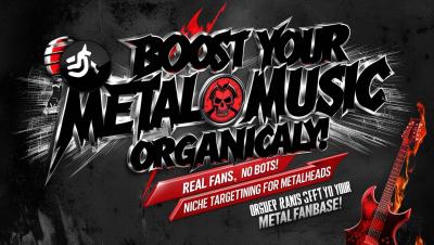 I will promote your Spotify metal track to real underground metal fans