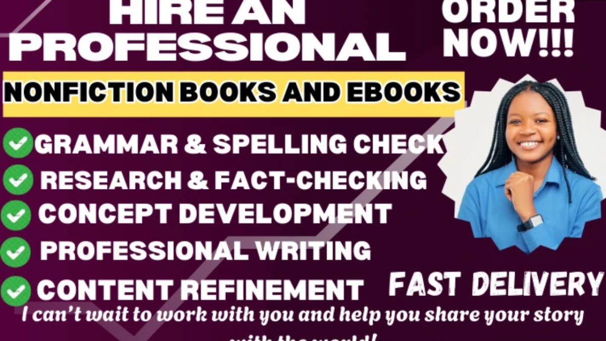 I will be your expert ghostwriter for nonfiction books and ebooks