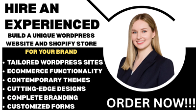 I Will Build a Unique WordPress Website and Shopify Store for Your Brand
