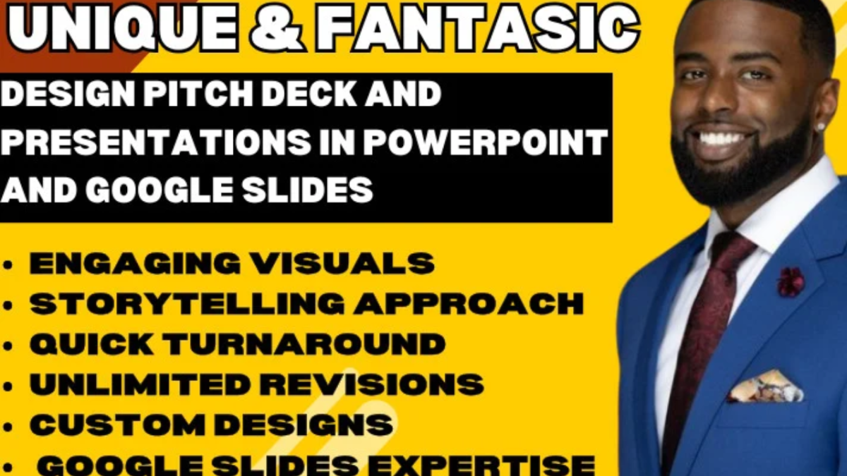 I Will Design Pitch Deck and Presentations in PowerPoint and Google Slides