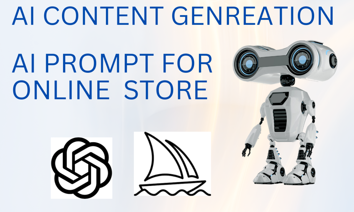I will create powerful ChatGPT Midjourney prompts for your online store