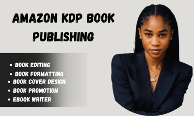 I will do Amazon KDP Book Publishing, KDP Book Promotion, Amazon KDP Book Format