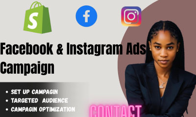 I Will Do Facebook Instagram Ads Campaign Marketing Advertising and FB Ads Management