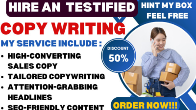 I will deliver high conversion copywriting to boost your sales