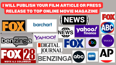 I will publish your film article or press release to top online movie magazine