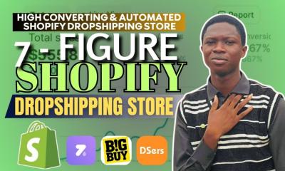I will create automated 7-figure Shopify dropshipping store with Dsers, BigBuy, Zendrop
