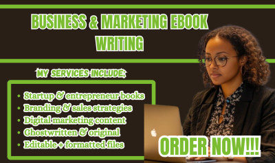 I will write a business or marketing ebook that sells