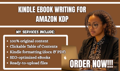 I Will Write and Format a Kindle Ebook Ready for Amazon Publishing
