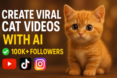 I will create viral AI cat videos, custom AI cat stories, AI baby talking, podcast videos