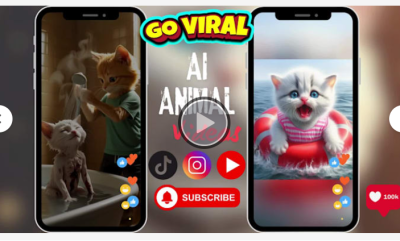I will create viral AI animal rescue video, AI cat videos, AI animal rescue fusion video