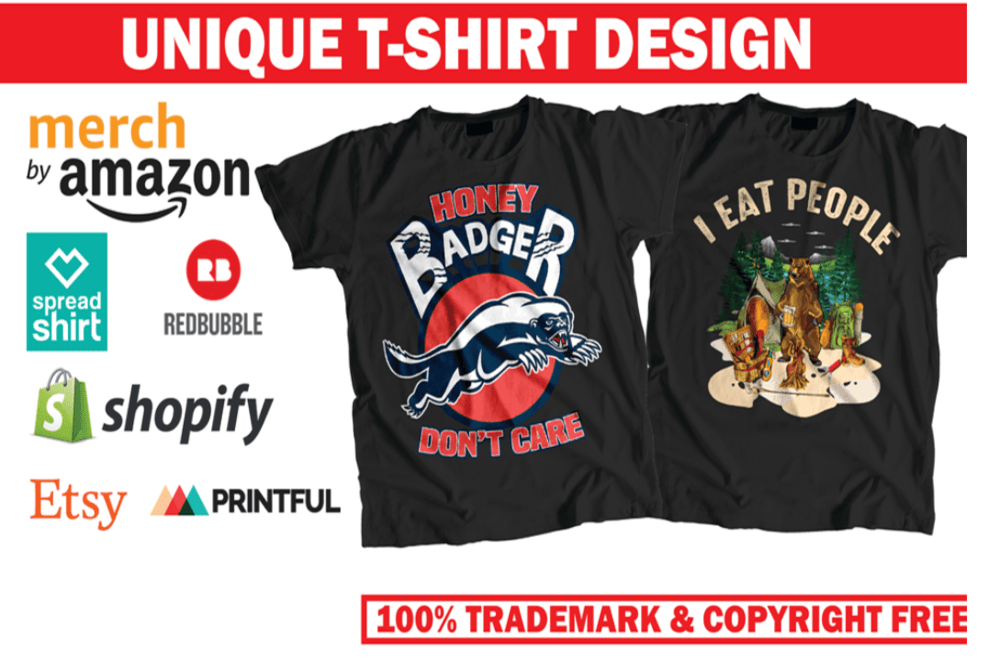 I will create awesome custom vintage Halloween T-shirt designs for POD Mug POD Design