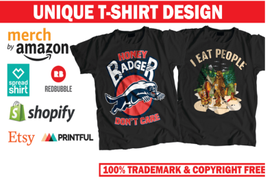 I will create awesome custom vintage Halloween T-shirt designs for POD Mug POD Design