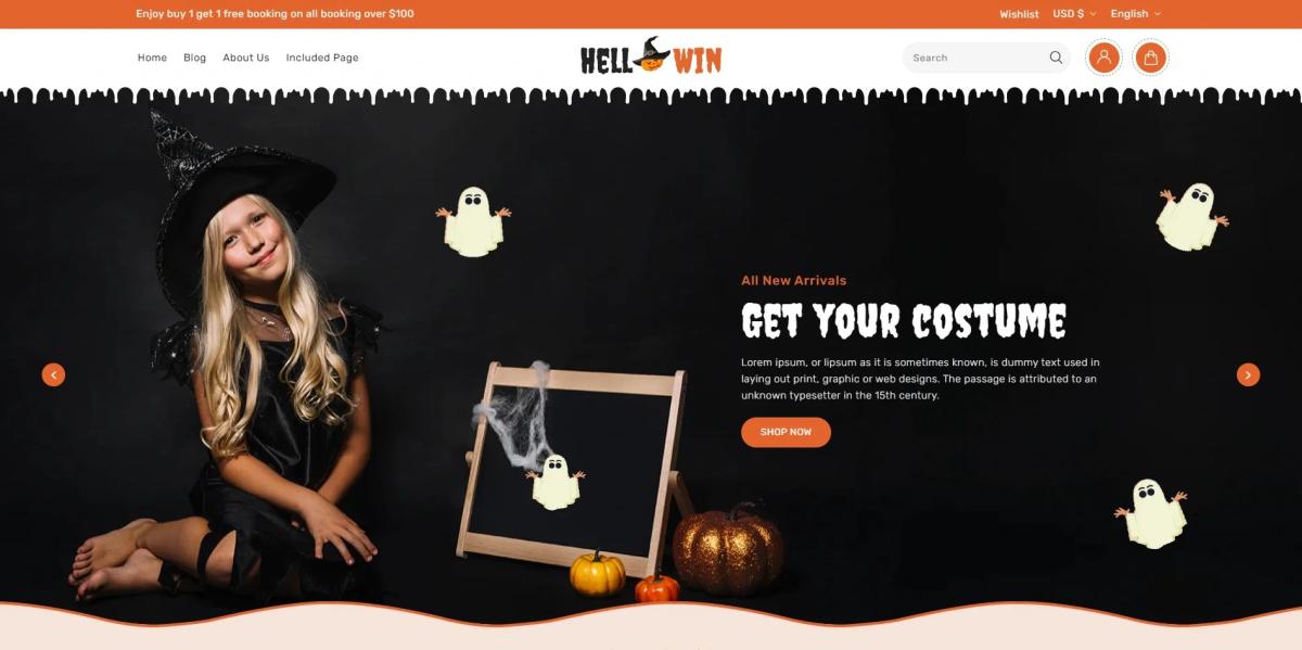 I will design Halloween, Black Friday Shopify Store & Christmas Dropshipping Website