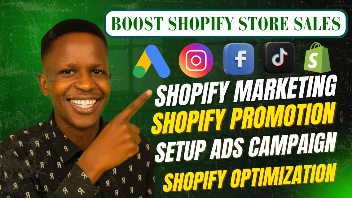 I Will Boost Shopify Store Sales, Shopify Website Promotion, or Dropshipping Marketing
