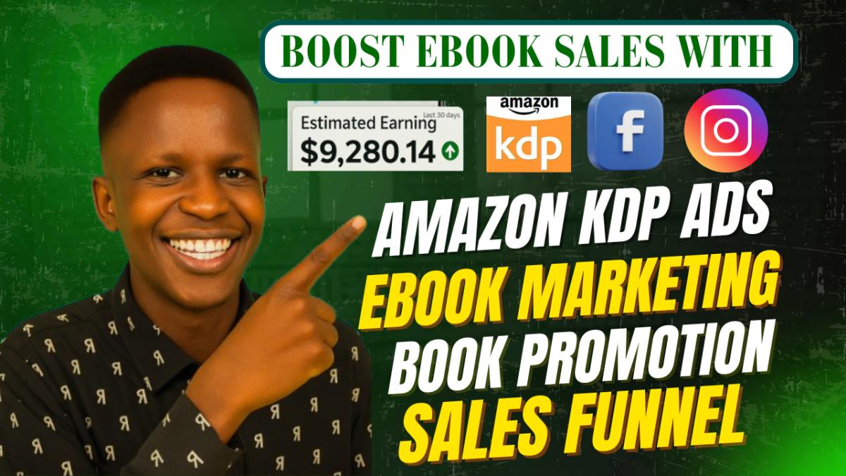 I will do Amazon KDP Ads, Book Promotion, Ebook Marketing, Amazon KDP Book Publishing