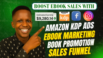 I will do Amazon KDP Ads, Book Promotion, Ebook Marketing, Amazon KDP Book Publishing