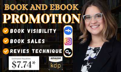 I will do Kindle Book Promotion, Ebook Marketing, Amazon KDP Ads, Children’s Book Promotion