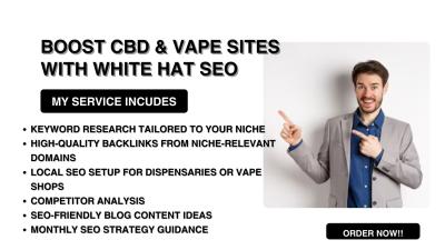 I Will Do White Hat SEO for CBD, Hemps, Marijuana, Cannabis, and Vape Marketing & Promotion