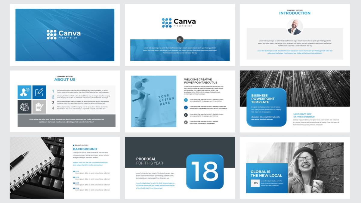 I Will Design and Redesign PowerPoint Presentation Template, Google Slides, Canva Slides