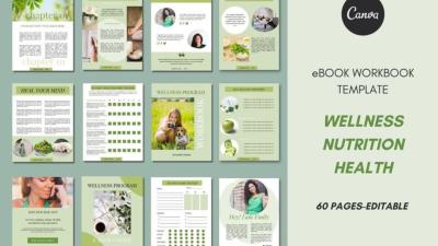 I Will Design Canva Workbook, Course Guide, Lead Magnet, Product Guide, and PDF Ebook