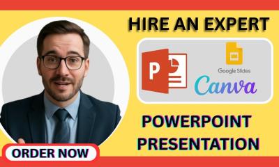 Design Presentation with Canva, PowerPoint, or Google Slides