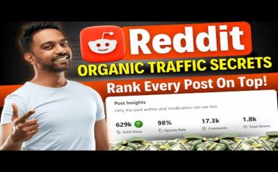 I will do organic Reddit post upvote for business link, app, game, music, Amazon product