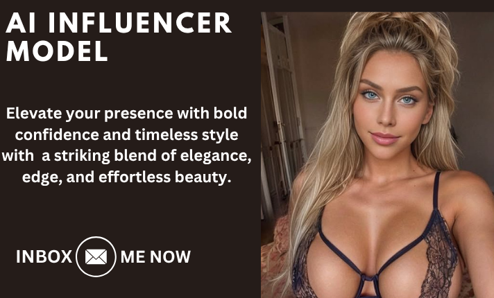 I will create a stunning AI influencer model image for your brand