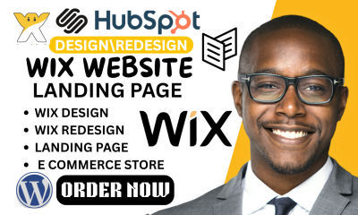I will do Wix website design, Wix website redesign, Wix online store, Wix website redesign