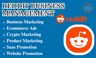 I will do Reddit post for business ads website link crypto SaaS product