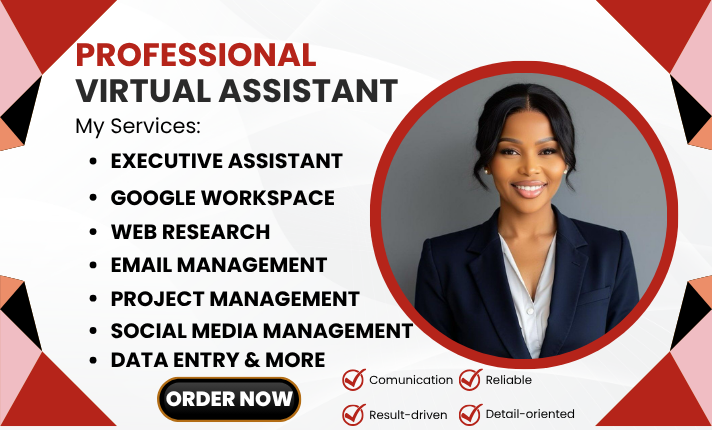 I Will Be Administrative Personal Executive Virtual Assistant & Social Media Manager