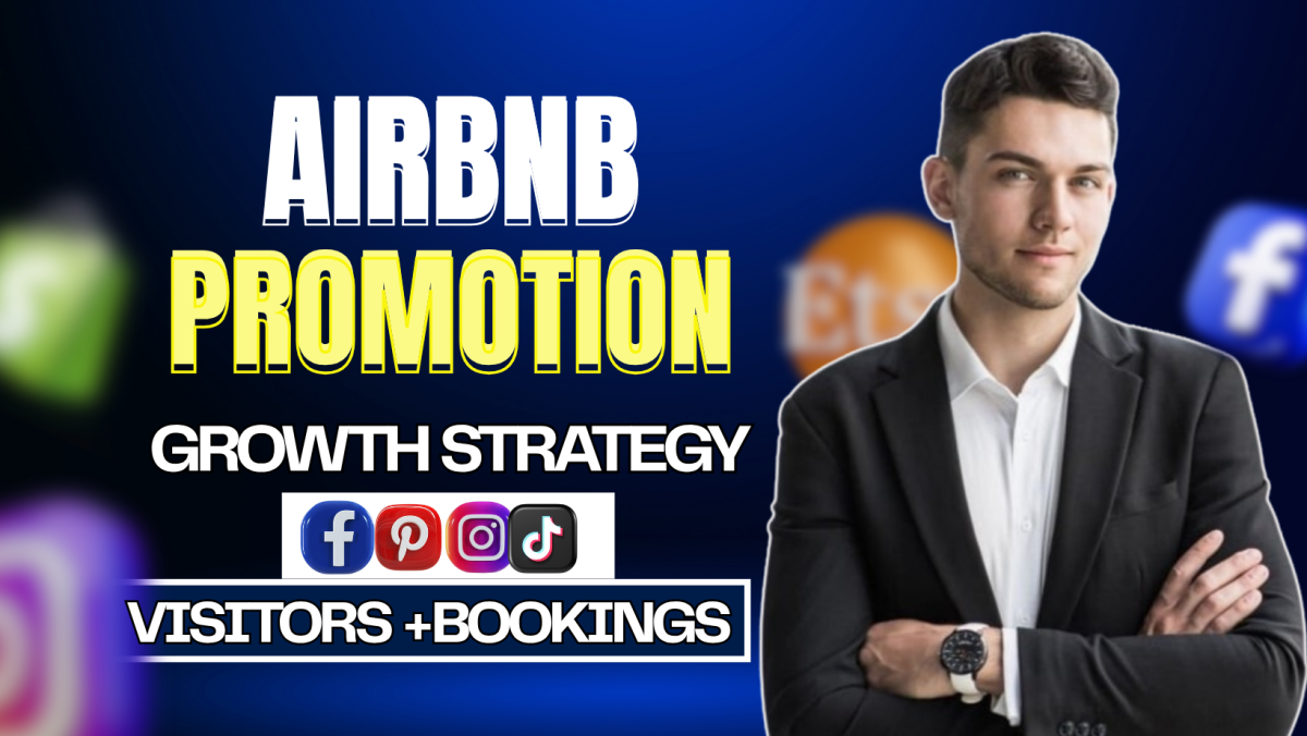 I Will Do Airbnb Promotion, Airbnb Listing, Airbnb Marketing to Boost Your Bookings