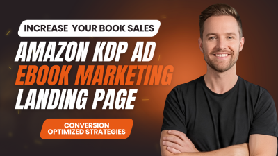 I will do ebook marketing and Amazon KDP ads to increase book sales