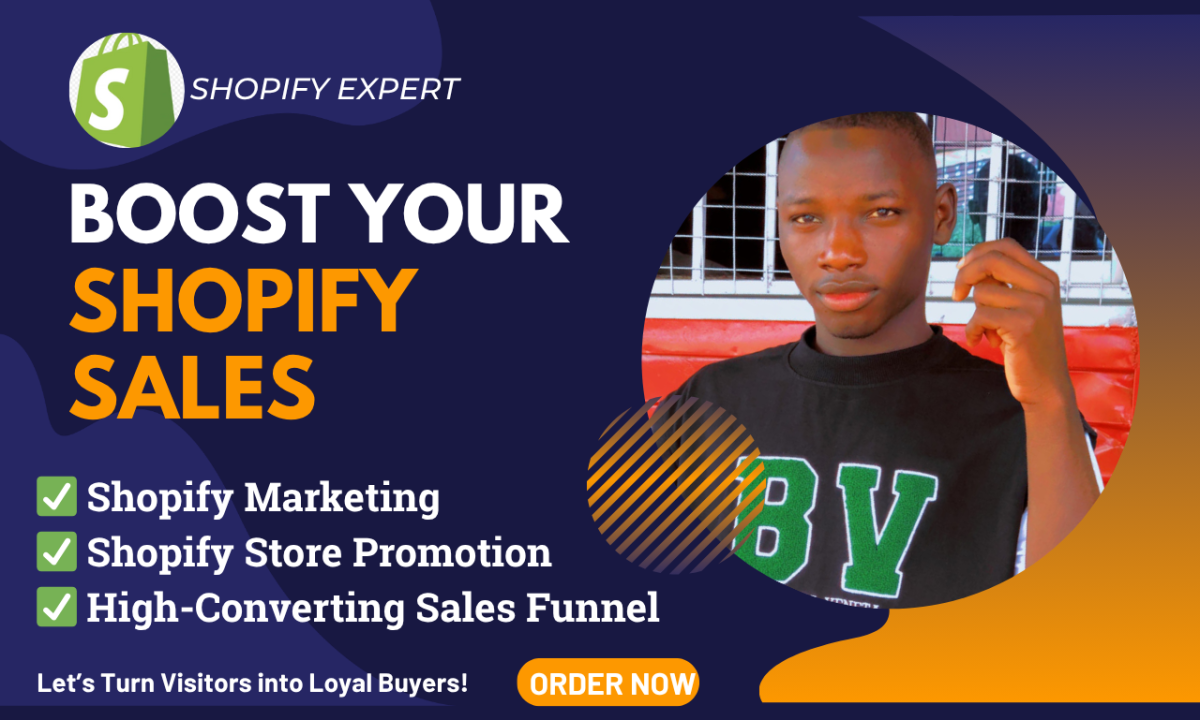 I Will Promote Shopify Store, Shopify Marketing or Sales Funnel to Boost Shopify Sales