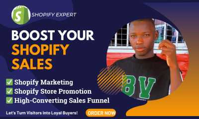 I Will Promote Shopify Store, Shopify Marketing or Sales Funnel to Boost Shopify Sales