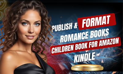 I will do Amazon Kindle formatting and book publishing, typesetting for children books