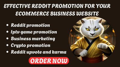 I will do Reddit post management for AI website, IPTV app, game, eCommerce business, SaaS