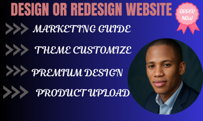 I will design or redesign your Shopify store, dropshipping store, or Shopify website