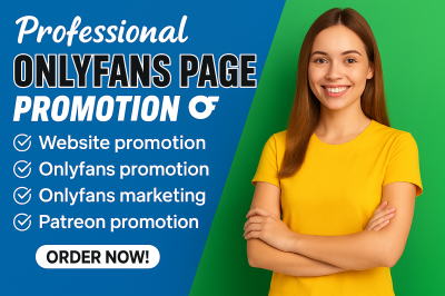 I will do OnlyFans Fanvue Page Business Website and Promotion via Reddit Posts