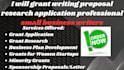 I Will Grant Writing Proposal Research Application Professional Small Business Writers