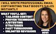 I will write professional email copywriting that boosts sales instantly