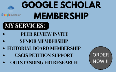 I will get you membership for EB1 requirements peer review invite in reputable journal