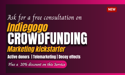 I will do crowdfunding campaign on Kickstarter Indiegogo Wefunder GoFundMe Fundraising
