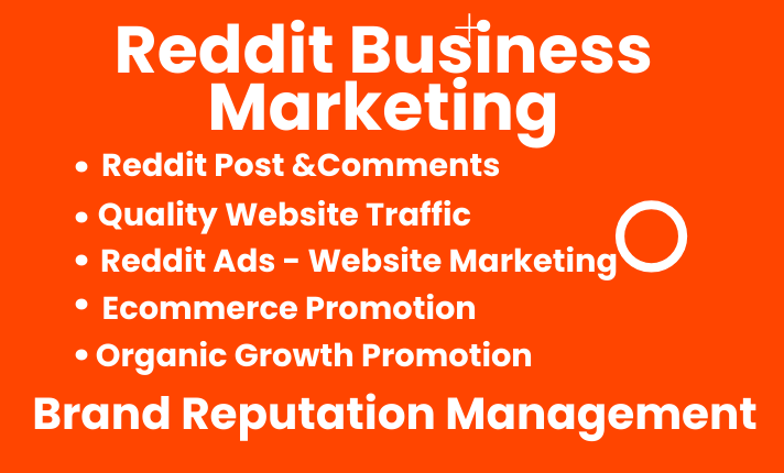 I will reddit post management for ecommerce, business website, SaaS, crypto token SEO