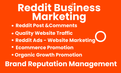 I will reddit post management for ecommerce, business website, SaaS, crypto token SEO