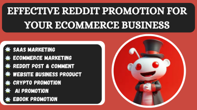 I will do Reddit post management for AI website, IPTV app, game, eCommerce, SaaS product