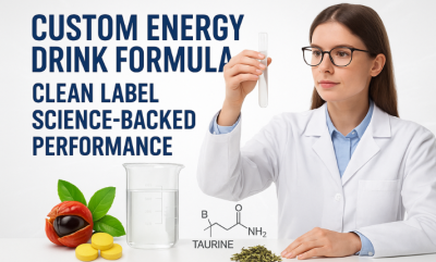 I will be an expert food supplement energy drink formulation specialist for your brand