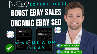 I will manage promote your eBay store increase eBay sales and traffic, eBay SEO tag