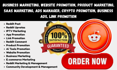 I will do Reddit post management for ecommerce, business, SaaS, or crypto token website