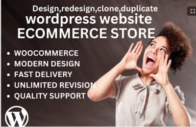 I will design, redesign, build, rebuild, clone, edit, fix, or revamp WordPress website
